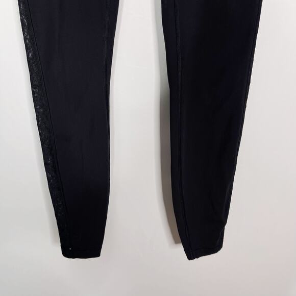 Lululemon 4 Black Wunder Under Hi Rise Tight Special Edition Embroidered 28" - Picture 4 of 10